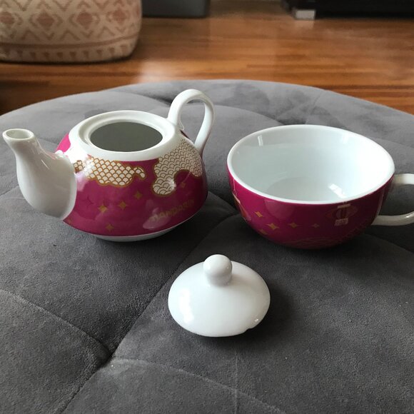 Mandarin Teapot & Tea Cup Set for One NIB - Picture 5 of 5